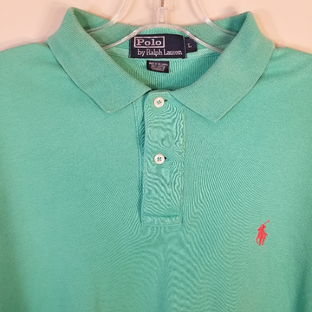 Polo Ralph Lauren Green Polo Shirt Large